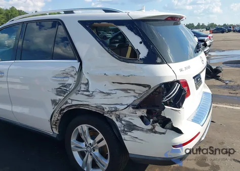 2015 Mercedes-Benz Ml 350 z USA, uszkodzony, nr VIN 4JGDA5JB6FA546649